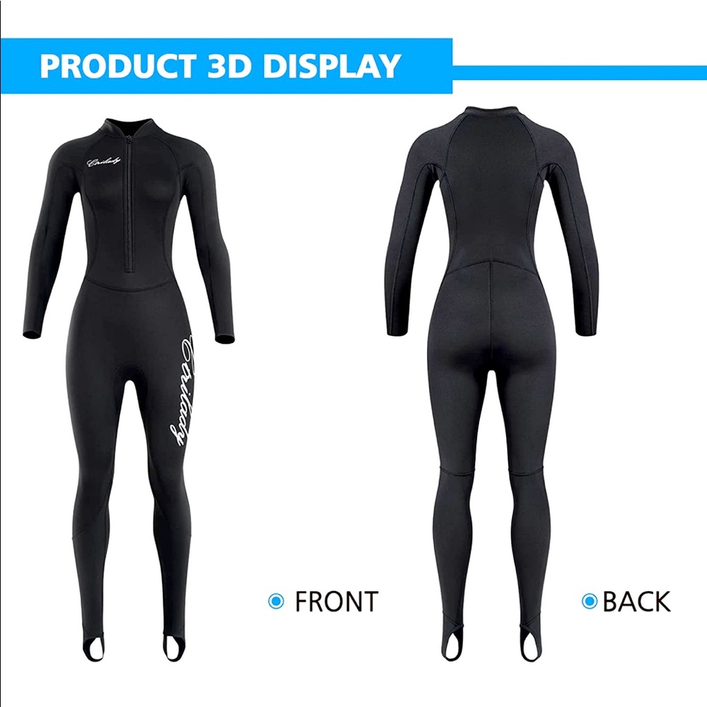 CtriLady Wetsuit Women 2mm Neoprene Full Wetsuit